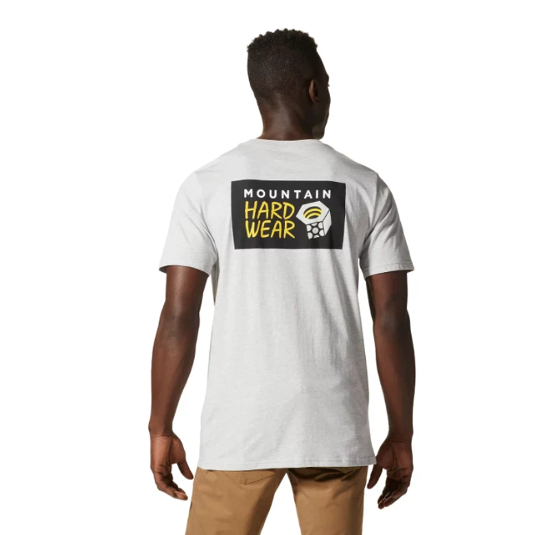 Mountain Hardwear Men's Logo In a Box Short Sleeve Tee in Grey-1